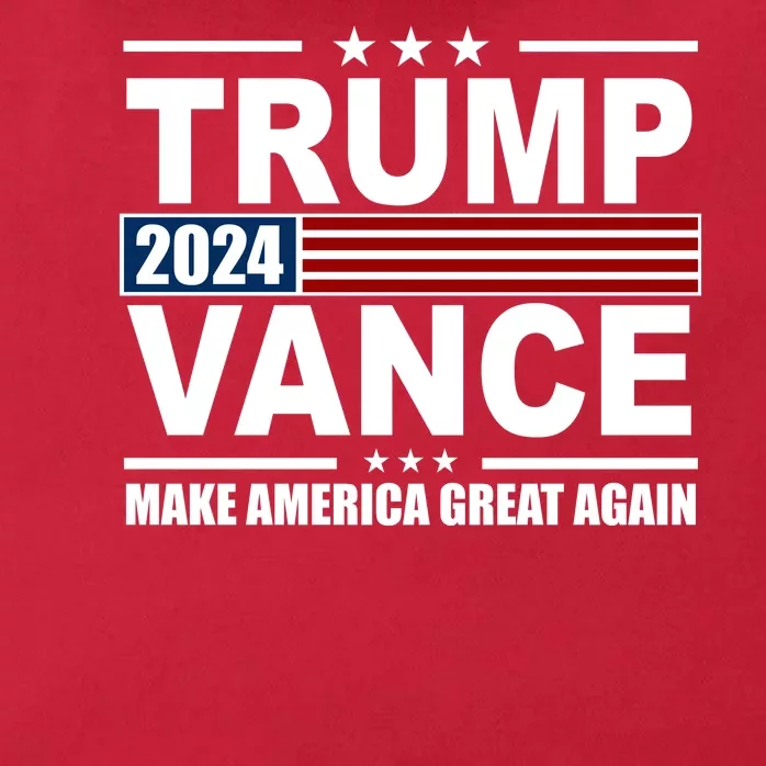 Trump Vance 2024 Make America Great Again Zip Tote Bag