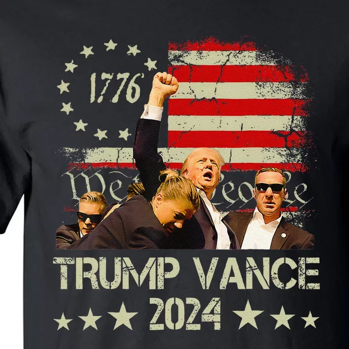 Trump Vance 2024 President Trump Supporter Reelection Tall T-Shirt