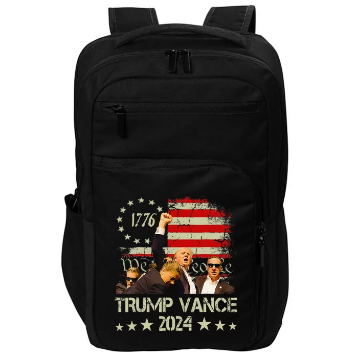 Trump Vance 2024 President Trump Supporter Reelection Impact Tech Backpack