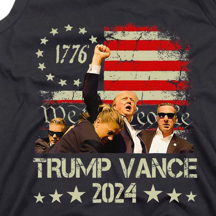 Trump Vance 2024 President Trump Supporter Reelection Tank Top