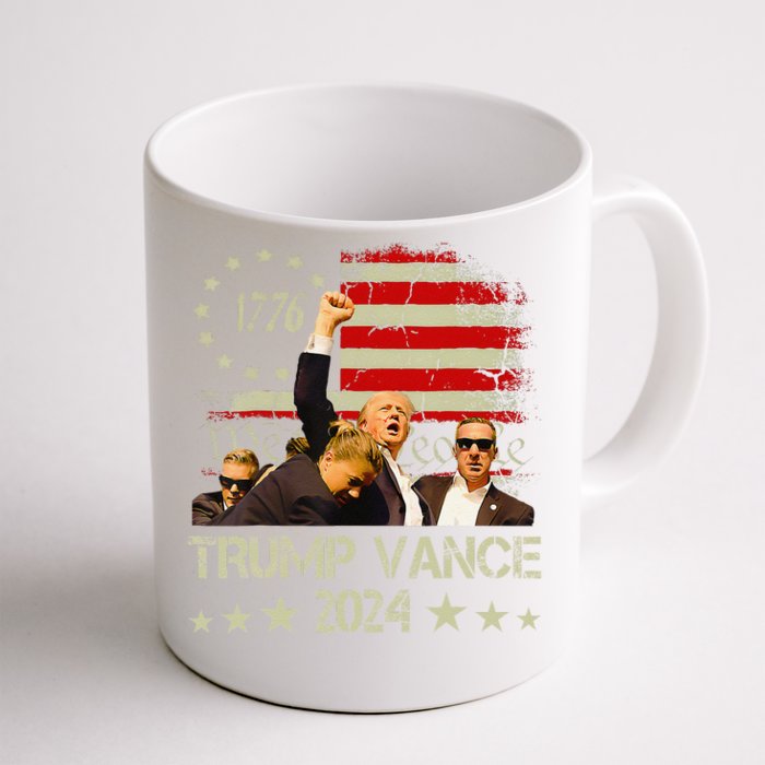 Trump Vance 2024 President Trump Supporter Reelection Front & Back Coffee Mug