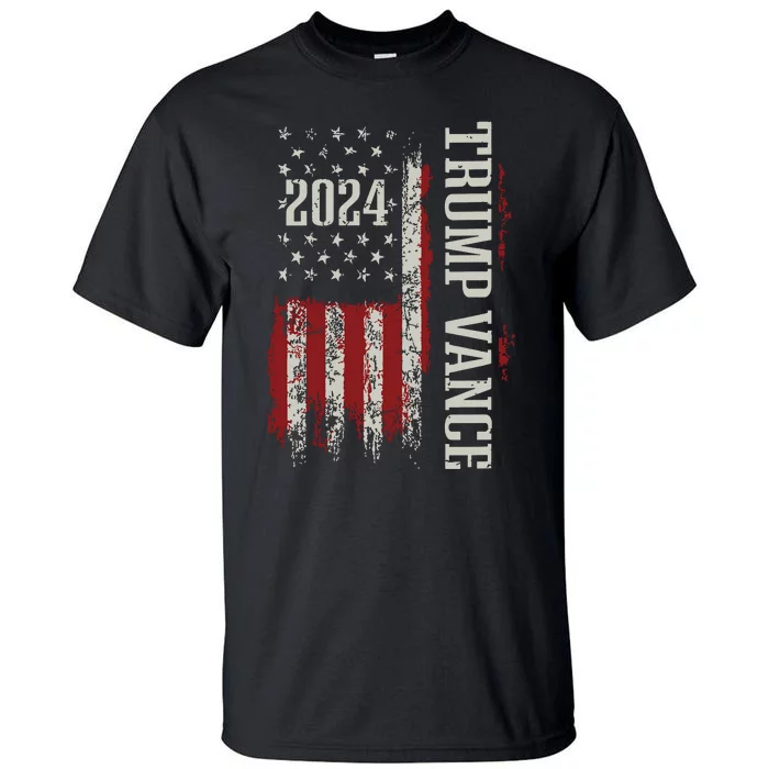 Trump Vance 2024 President Trump Supporter Reelection Tall T-Shirt