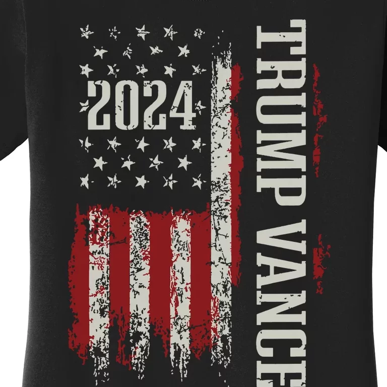 Trump Vance 2024 President Trump Supporter Reelection Women's T-Shirt