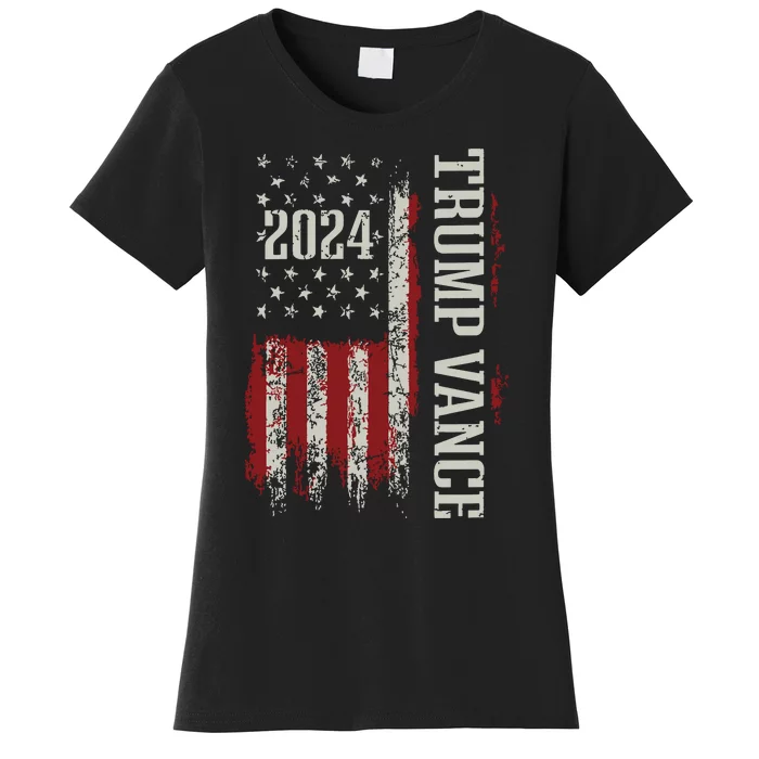 Trump Vance 2024 President Trump Supporter Reelection Women's T-Shirt