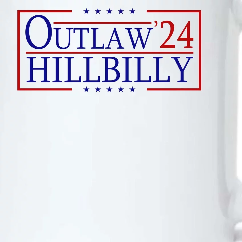 Trump Vance 24 Outlaw Hillbilly Us Flag Vintage Black Color Changing Mug