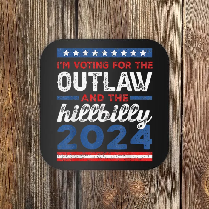 Trump Vance 2024 Donald Trump J.D. Vance Outlaw Hillbilly Coaster