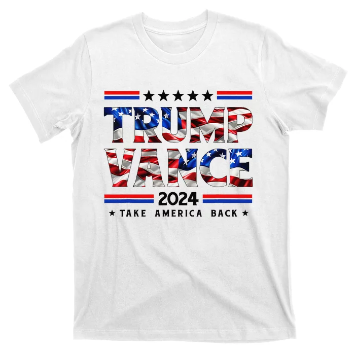 Trump Vance 2024 Donald Trump J.D. Vance Take America Back T-Shirt