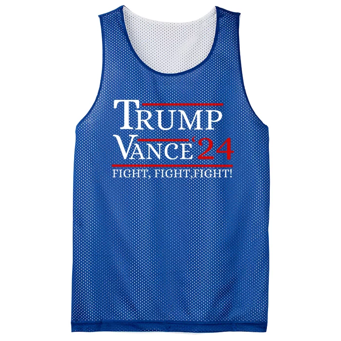 Trump Vance 24 Trump Fight Mesh Reversible Basketball Jersey Tank