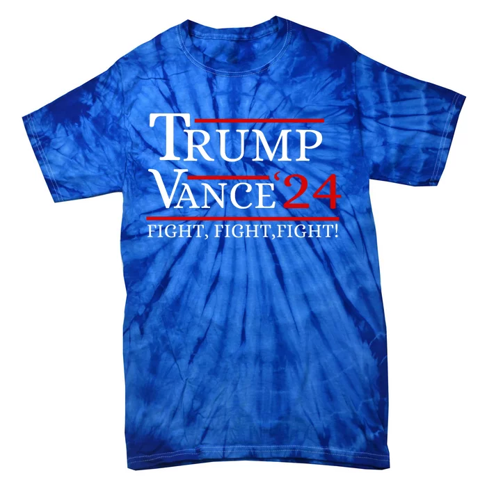 Trump Vance 24 Trump Fight Tie-Dye T-Shirt