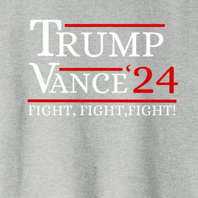 Trump Vance 24 Trump Fight Women's Crop Top Tee