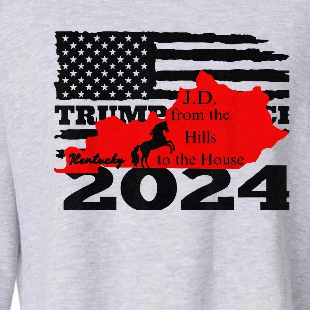 Trump Vance 2024 Us Election 2024 President Election Cropped Pullover Crew