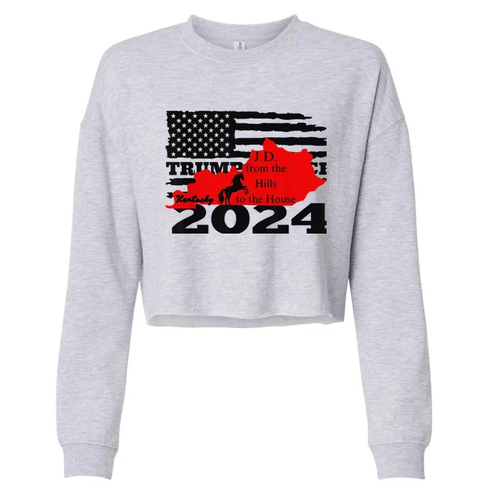 Trump Vance 2024 Us Election 2024 President Election Cropped Pullover Crew