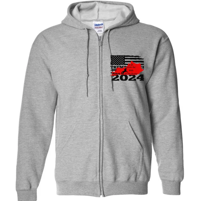 Trump Vance 2024 Us Election 2024 President Election Full Zip Hoodie