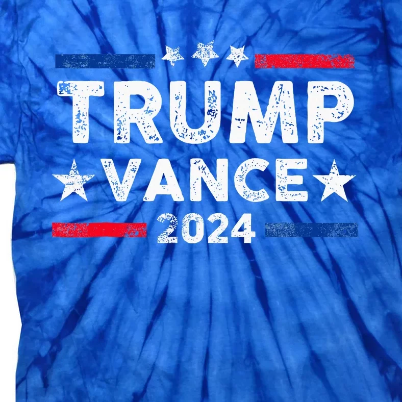 Trump Vance 2024 President Trump Supporter Reelection Tie-Dye T-Shirt