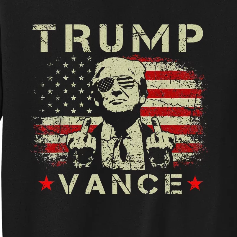 Trump Vance 2024 President Trump Supporter Reelection Tall Sweatshirt