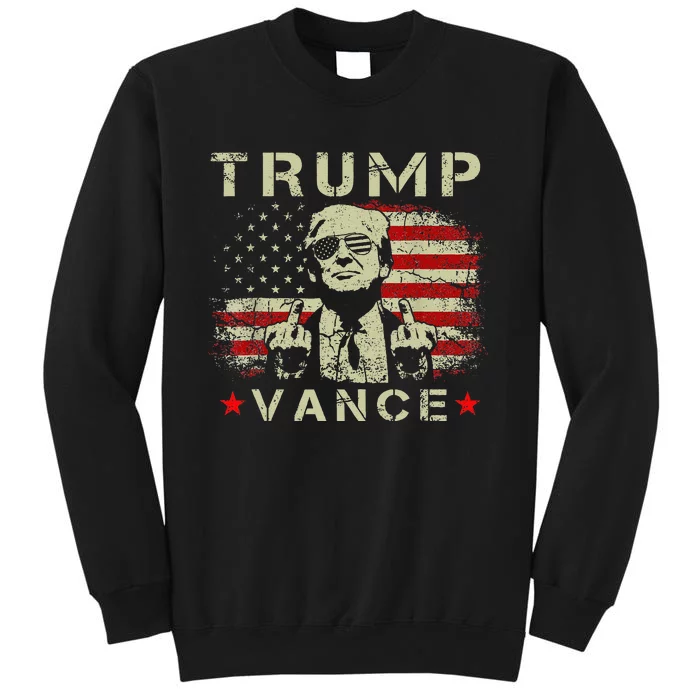 Trump Vance 2024 President Trump Supporter Reelection Tall Sweatshirt