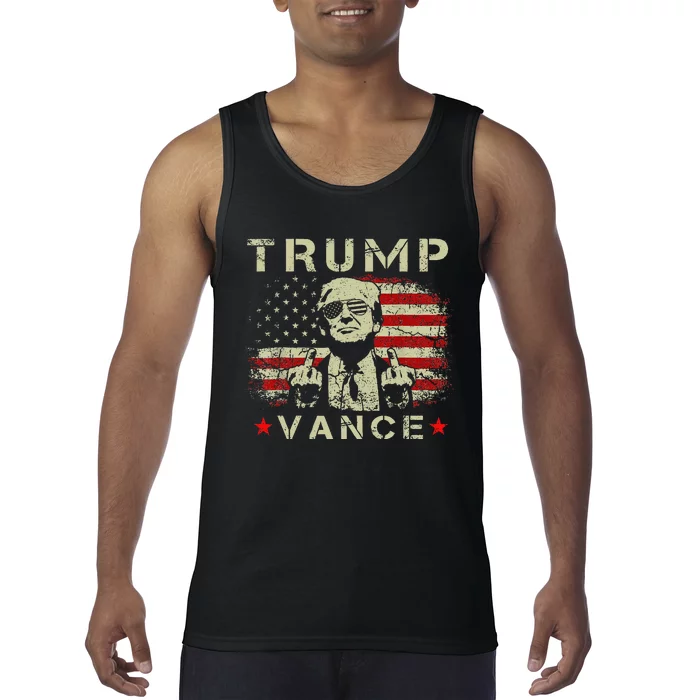 Trump Vance 2024 President Trump Supporter Reelection Tank Top