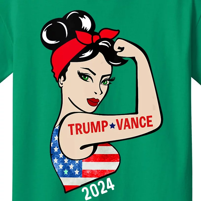 Trump Vance 2024 Vp Vice President America Election Women Kids T-Shirt