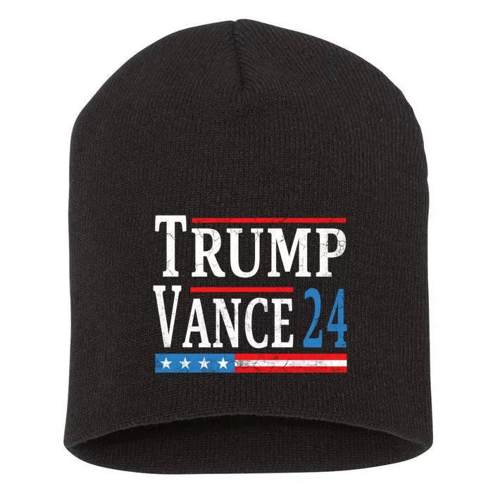 Trump Vance 2024 President Trump Supporter Reelection Short Acrylic Beanie