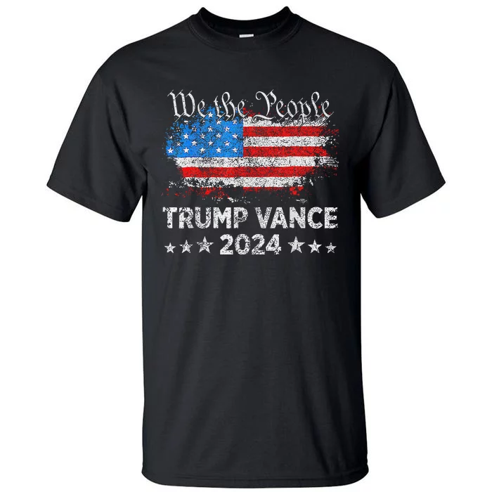 Trump Vance 2024 President Trump Supporter Reelection Tall T-Shirt