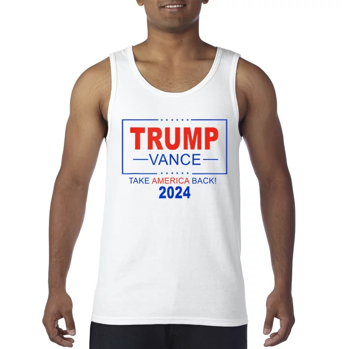 Trump Vance 2024 Take America Back 45 47 Trump For Women Tank Top