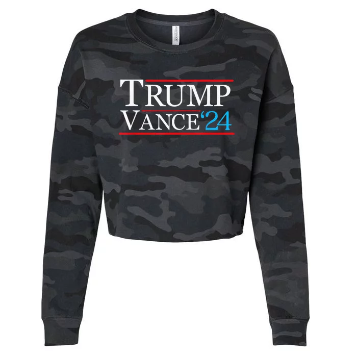 Trump Vance 2024 Trump Campaign Vance Cropped Pullover Crew