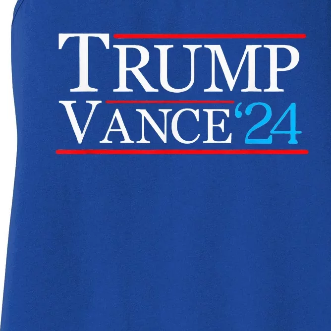 Trump Vance 2024 Trump Campaign Vance Women's Racerback Tank