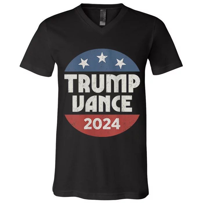 Trump Vance 2024 President Trump Supporter Re Election V-Neck T-Shirt