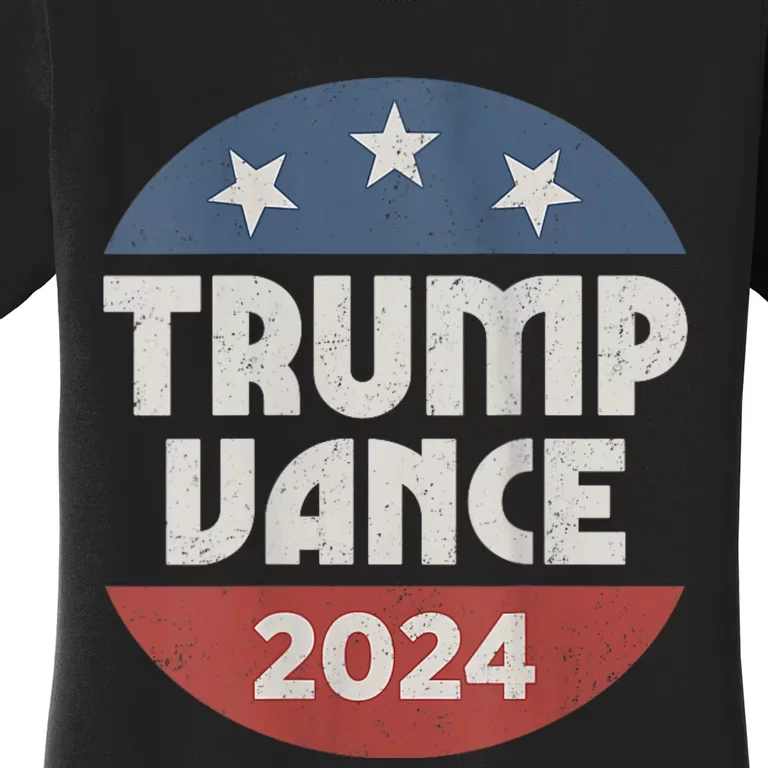 Trump Vance 2024 President Trump Supporter Re Election Women's T-Shirt