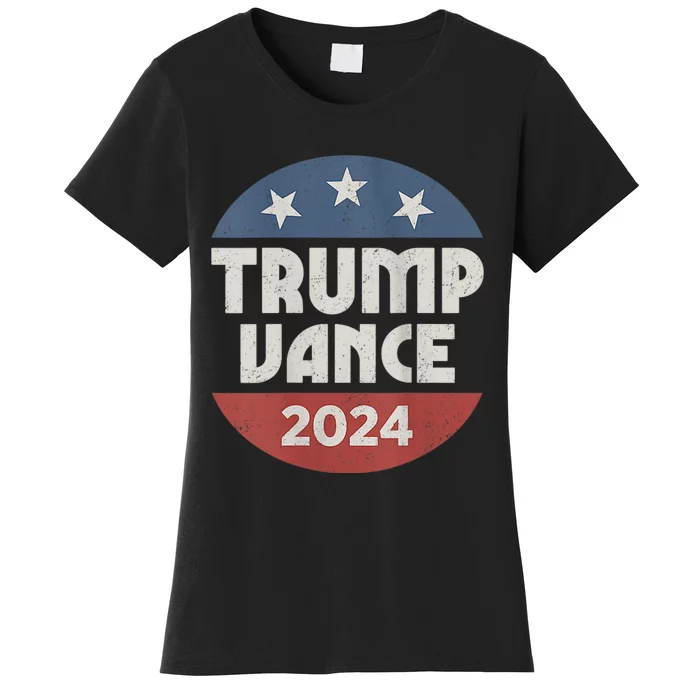 Trump Vance 2024 President Trump Supporter Re Election Women's T-Shirt