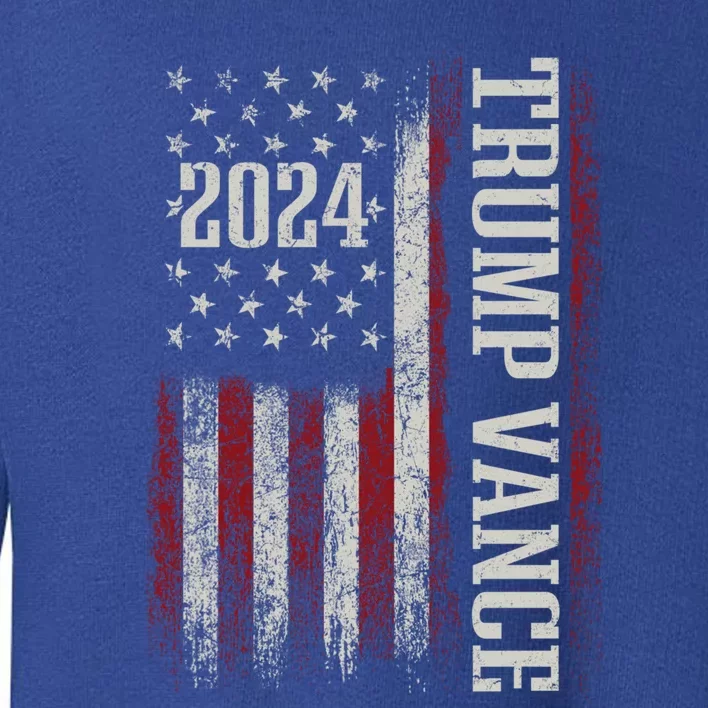 Trump Vance 2024 President Trump Supporter Reelection Gift Toddler Sweatshirt