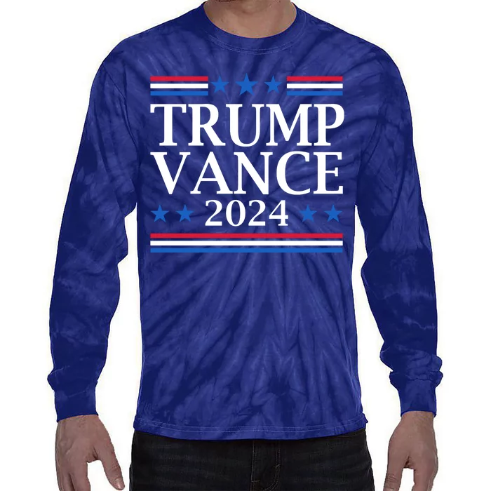 Trump Vance 2024 Tie-Dye Long Sleeve Shirt