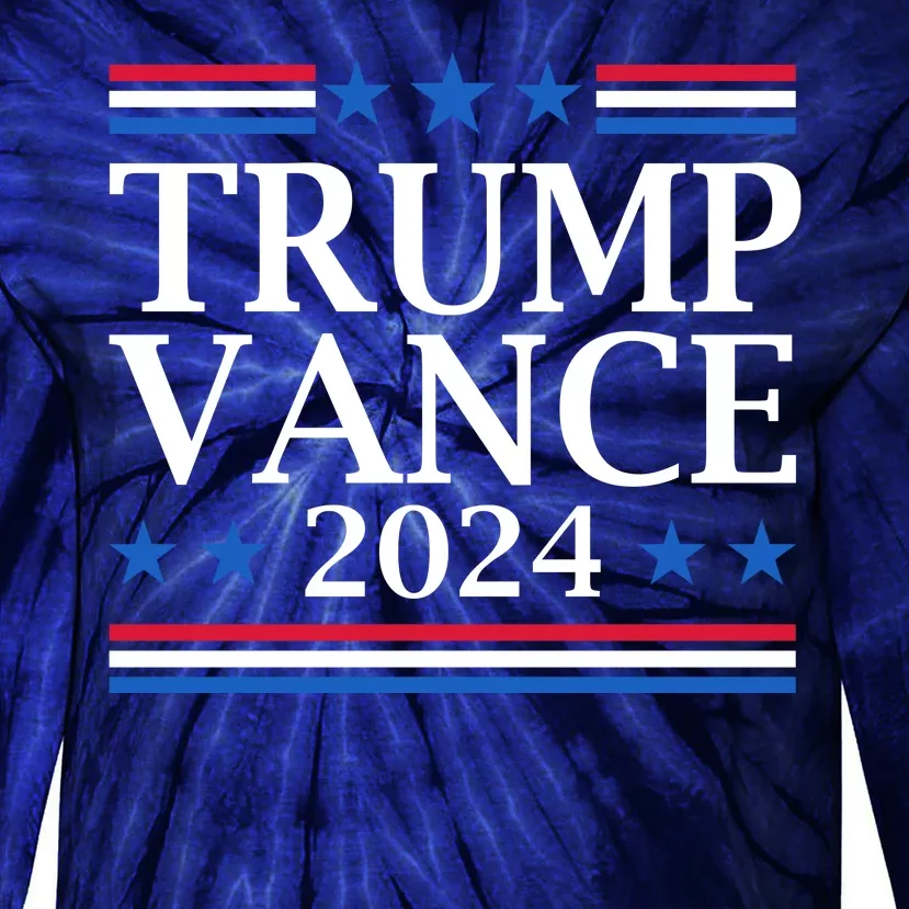 Trump Vance 2024 Tie-Dye Long Sleeve Shirt