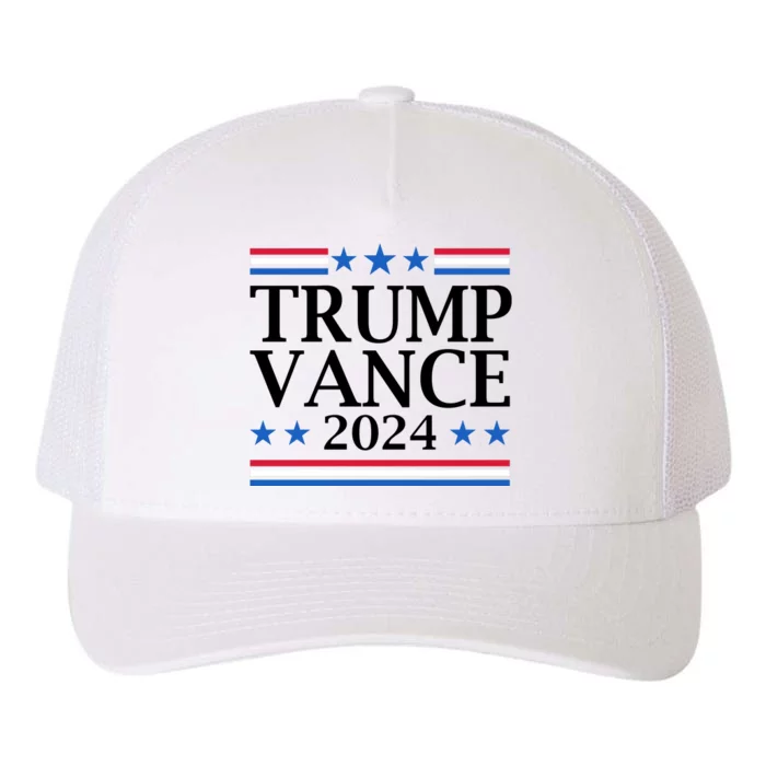 Trump Vance 2024 Yupoong Adult 5-Panel Trucker Hat