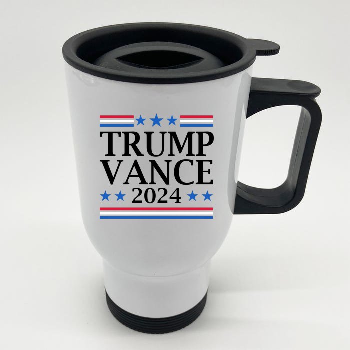 Trump Vance 2024 Front & Back Stainless Steel Travel Mug