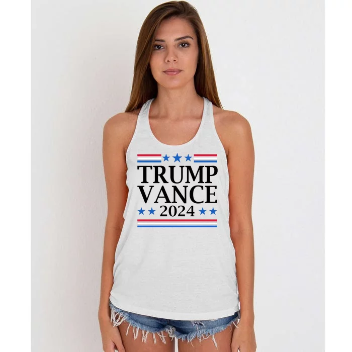 Trump Vance 2024 Women's Knotted Racerback Tank