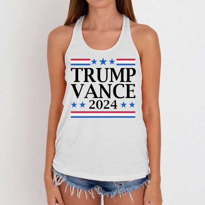 Trump Vance 2024 Women's Knotted Racerback Tank