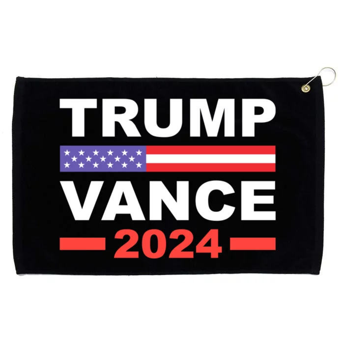 Trump Vance 2024 For President Vp Usa Election Patriotic Grommeted Golf Towel