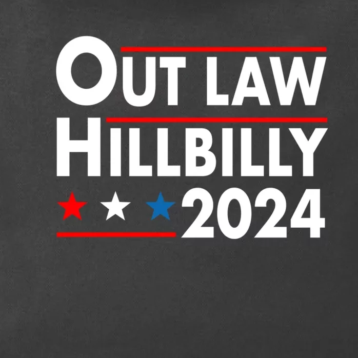 Trump Vance 2024 Outlaw Hillbilly Zip Tote Bag