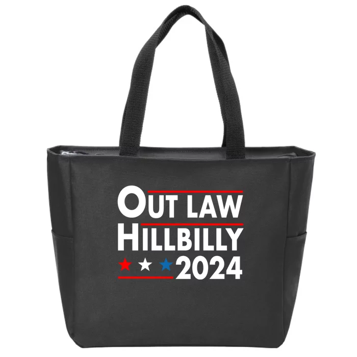 Trump Vance 2024 Outlaw Hillbilly Zip Tote Bag