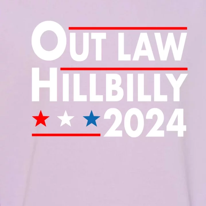 Trump Vance 2024 Outlaw Hillbilly Garment-Dyed Sweatshirt