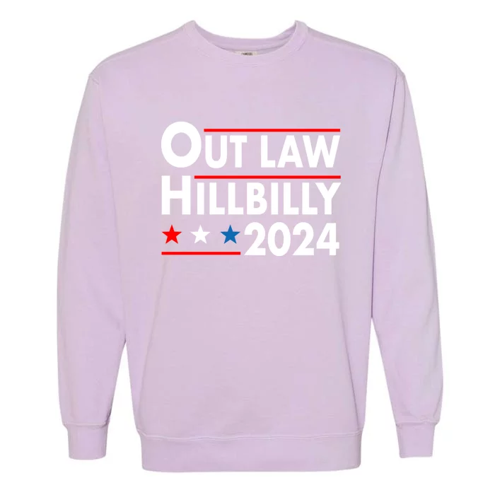 Trump Vance 2024 Outlaw Hillbilly Garment-Dyed Sweatshirt