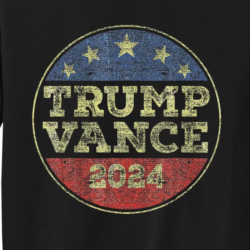 Trump Vance 2024 For President Vp Election 2024 Pocket Tall Sweatshirt