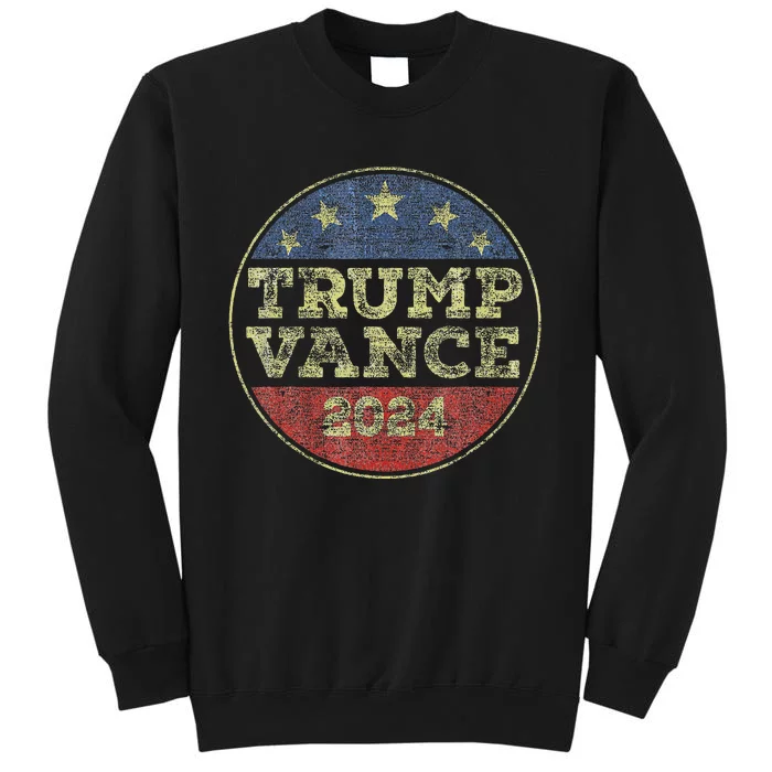 Trump Vance 2024 For President Vp Election 2024 Pocket Tall Sweatshirt