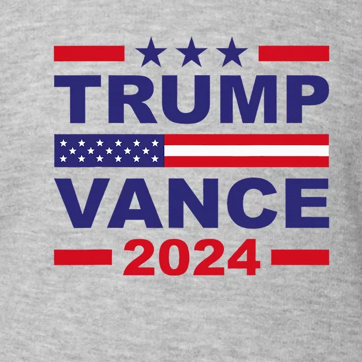 Trump Vance 2024 For President Vp Usa Election Patriotic Toddler Sweatshirt