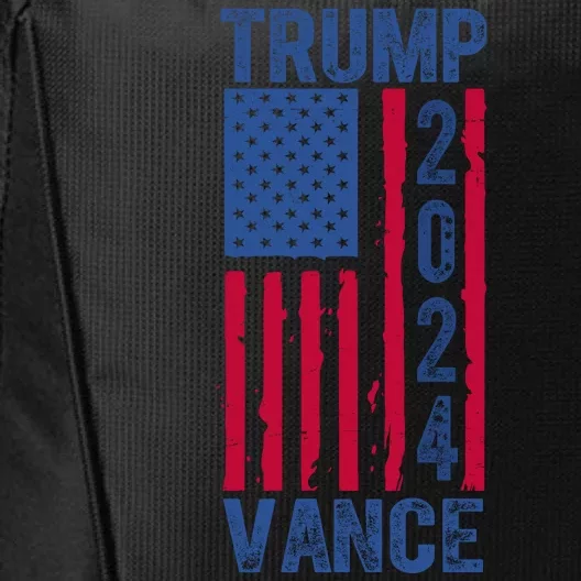 Trump Vance 2024 Election American Flag City Backpack