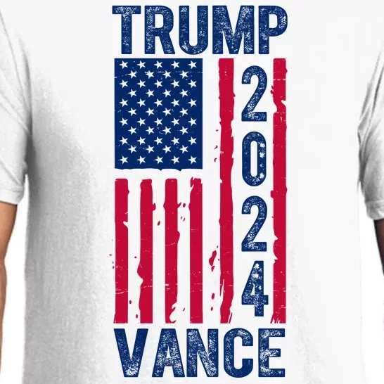 Trump Vance 2024 Election American Flag Pajama Set