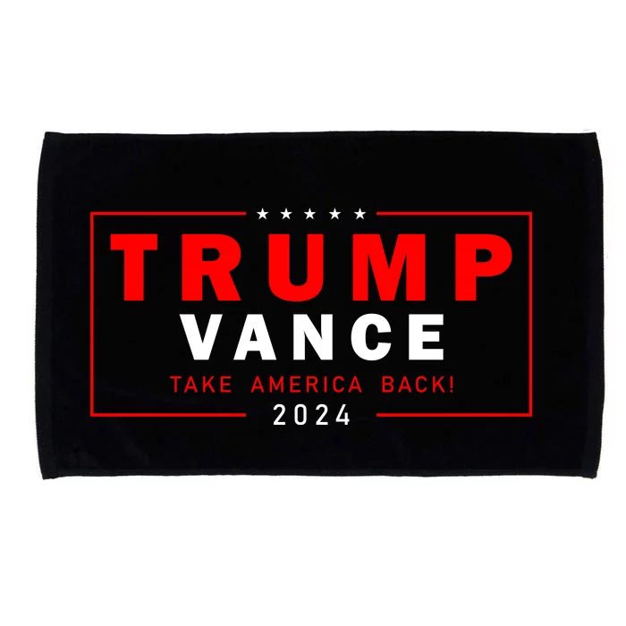 Trump Vance 2024 Take America Back Usa Presidential Election Microfiber Hand Towel