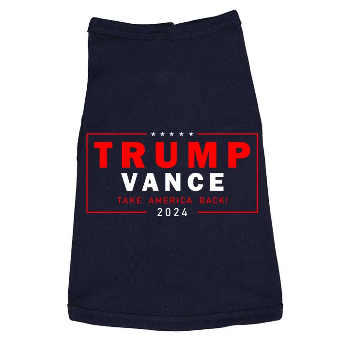 Trump Vance 2024 Take America Back Usa Presidential Election Doggie Tank