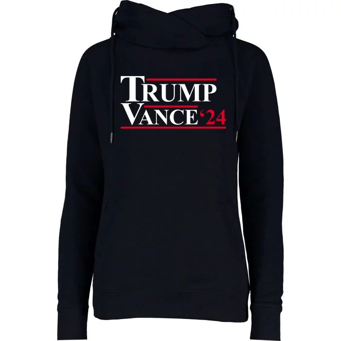 Trump Vance 2024 Election Womens Funnel Neck Pullover Hood